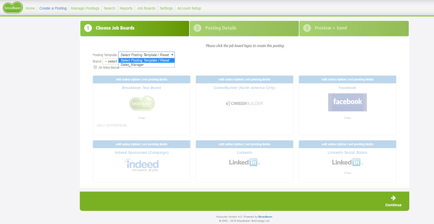 Broadbean Job Distribution: Expedite the Job Posting Process with Saved Templates
