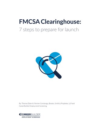 FMCSA Clearinghouse – whitepaper – 7 steps to prepare for launch