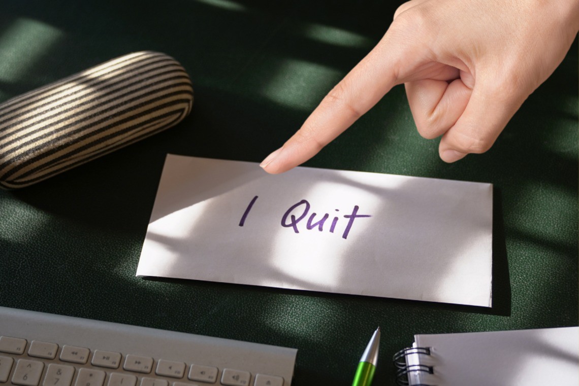 How to quit your job the right way