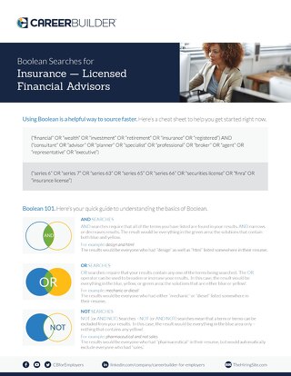 Insurance Boolean Search Flyer