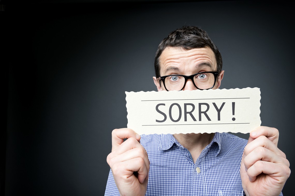 Saying ‘I’m sorry’ at work