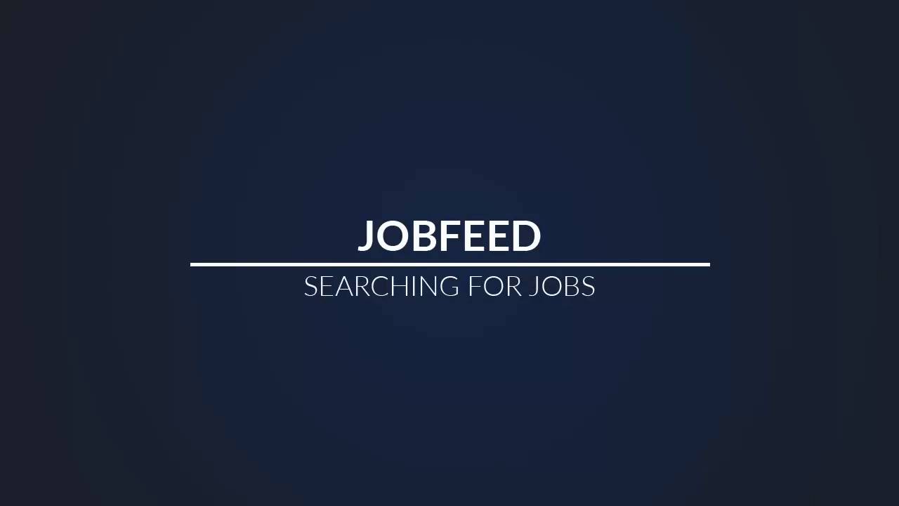 Searching for Jobs